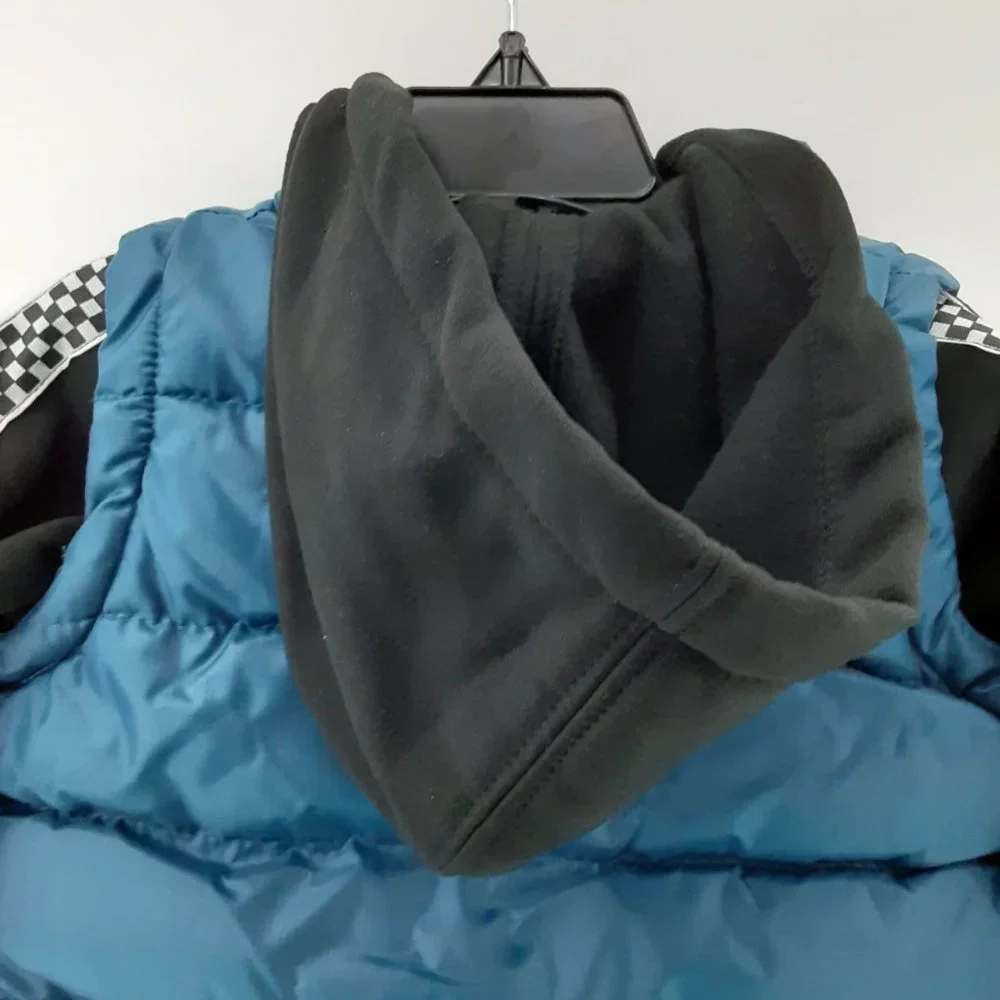 New iXtreme Boys Puffy Vest Hooded Jacket Size 2T‎ Blue & Black Toddler Comfy